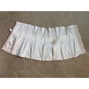 Vintage SOGO Waist Cincher Beige Sz L Hook Closure Retro Shapewear